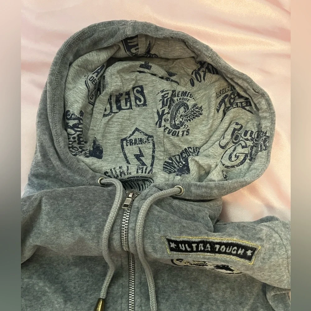 Y2K Velour Zip-Up